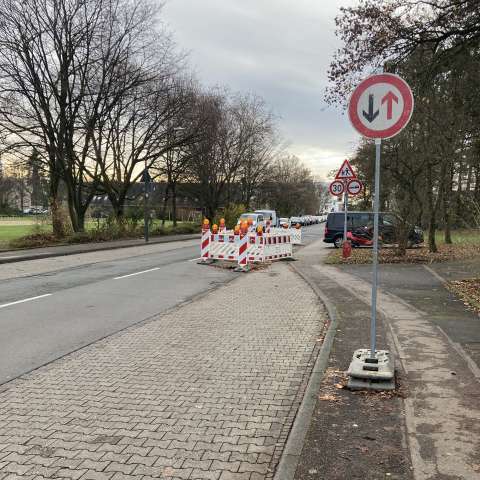 Absperrung Mühlenweg