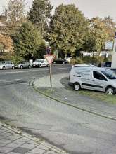 Bild von Google Maps vom fehlenden Pfosten