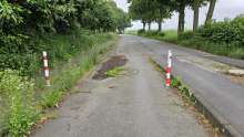 Fehlender Poller Mitte