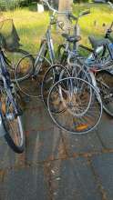 Fahrradfelgen von Schrotträdern