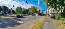 Verkehrsampel Innere Kanalstraße Höhe Graeffstraße Fahrtrichtung Subbelrather Straße 