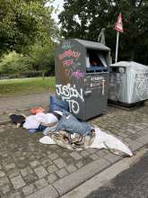 Altkleidercontainer ggü. Fürstenbergstr.
