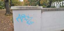 Graffiti Rautenstrauchkanal_Bild zu gemeldetem Anliegen vom *2024-10-18 12:27:58