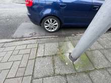 Markierung Halteverbot nicht mehr sichtbar