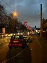 Dürener Straße Südseite, Blickrichtung Osten