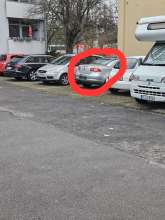 Grauer VW Cabrio