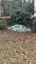 Große Plastikmüllsammlung / alte Pfandflaschen