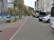 Überall Müll auf der Markgrafenstraße 