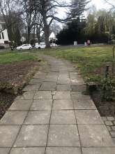 Zuweg zum Hauseingang