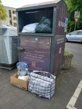 3. Meldung/boller Altkleidercontainer Friedensstr./ggü. Tiergartenstr. 1