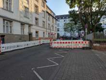 Baustellenabsperrung