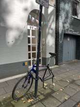 Schrottfahrad vor Mainzer Str. 37