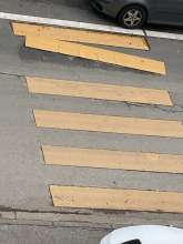 Zebrastreifen löst sich ab