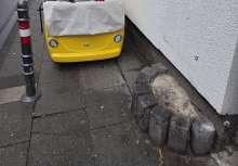 Kein durchkommen mit einem Krippenwagen/Zwillingswagenbreite