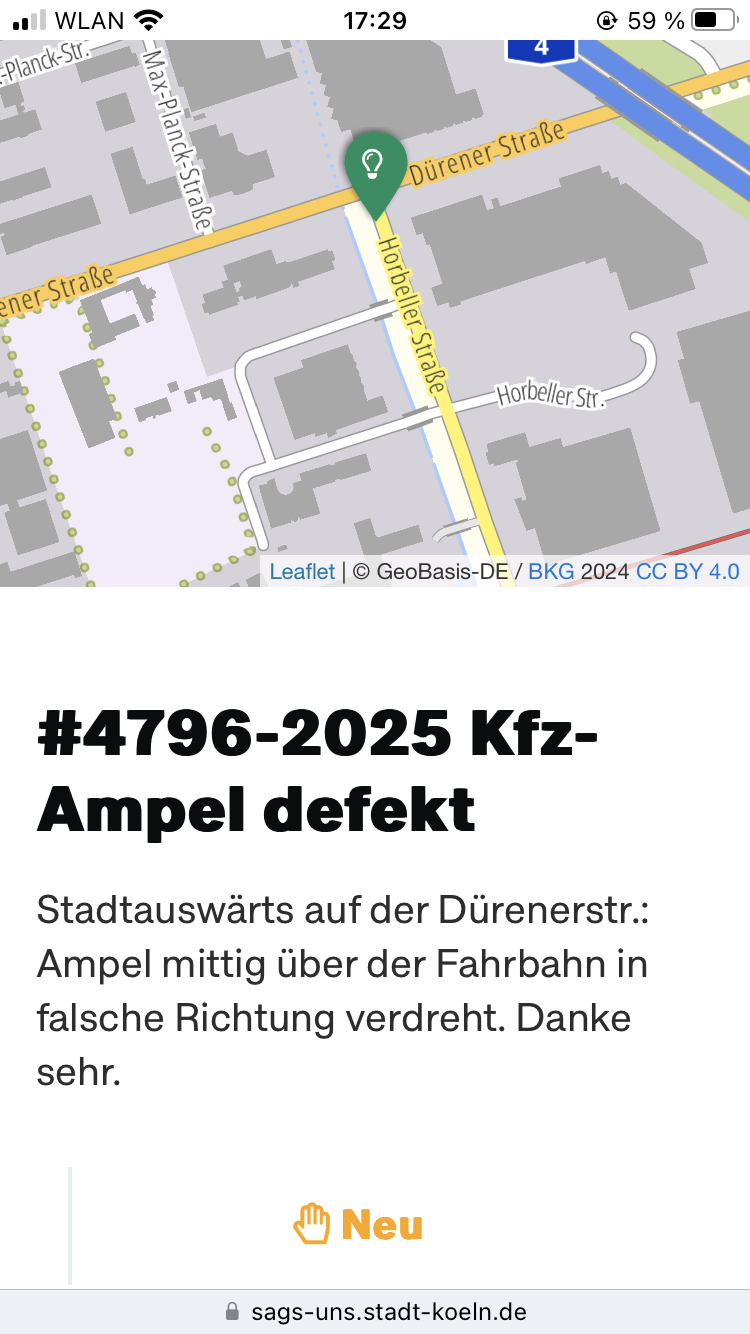 Bild zu gemeldetem Anliegen vom *2025-02-20 17:32:45