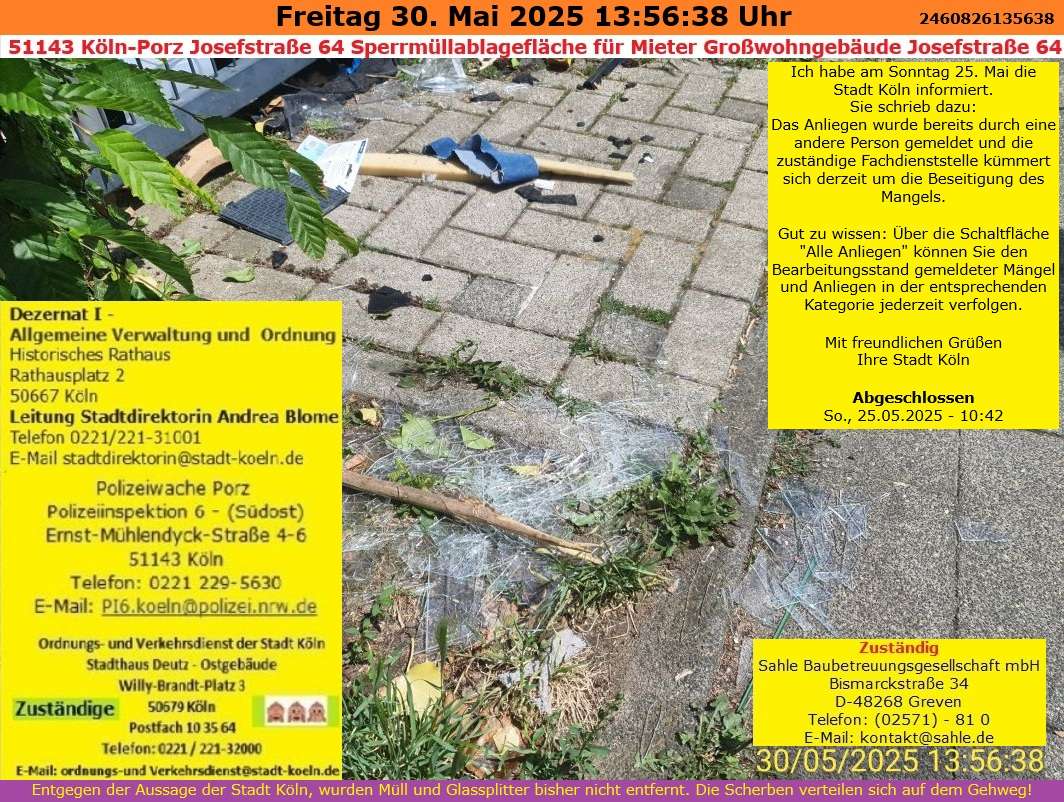Bild zu gemeldetem Anliegen vom *2025-05-30 17:06:46