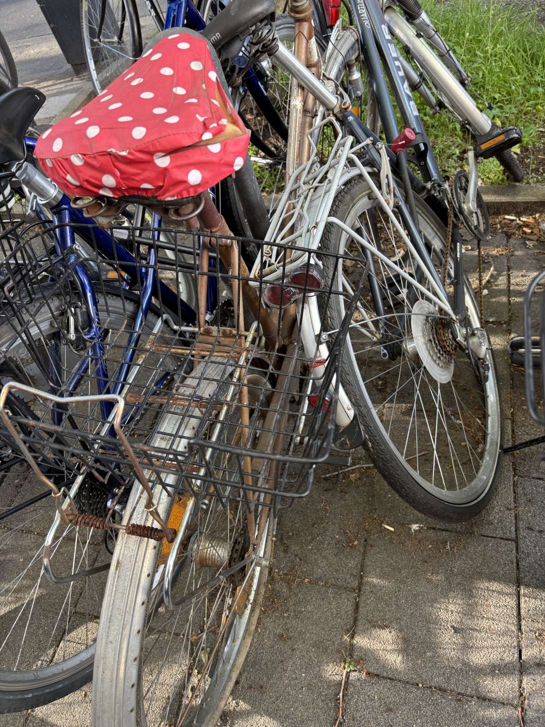 Defekte Fahrräder