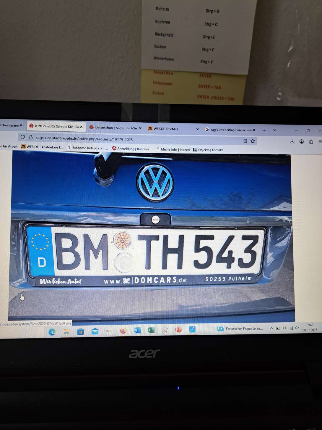 Bild zu gemeldetem Anliegen vom *2025-07-10 18:29:42