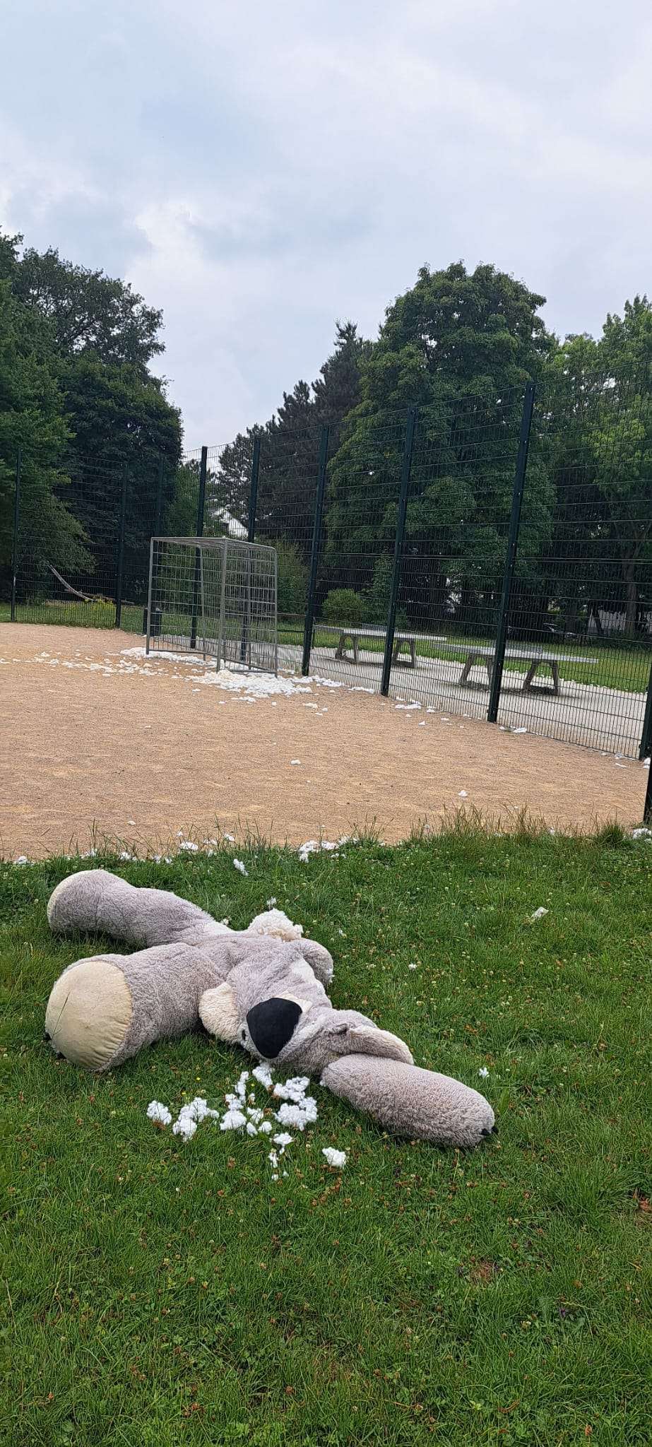 Ohne Worte, bitte Riesenstaubsauger mitbringen d zu gemeldetem Anliegen vom *2025-07-13 09:30:40