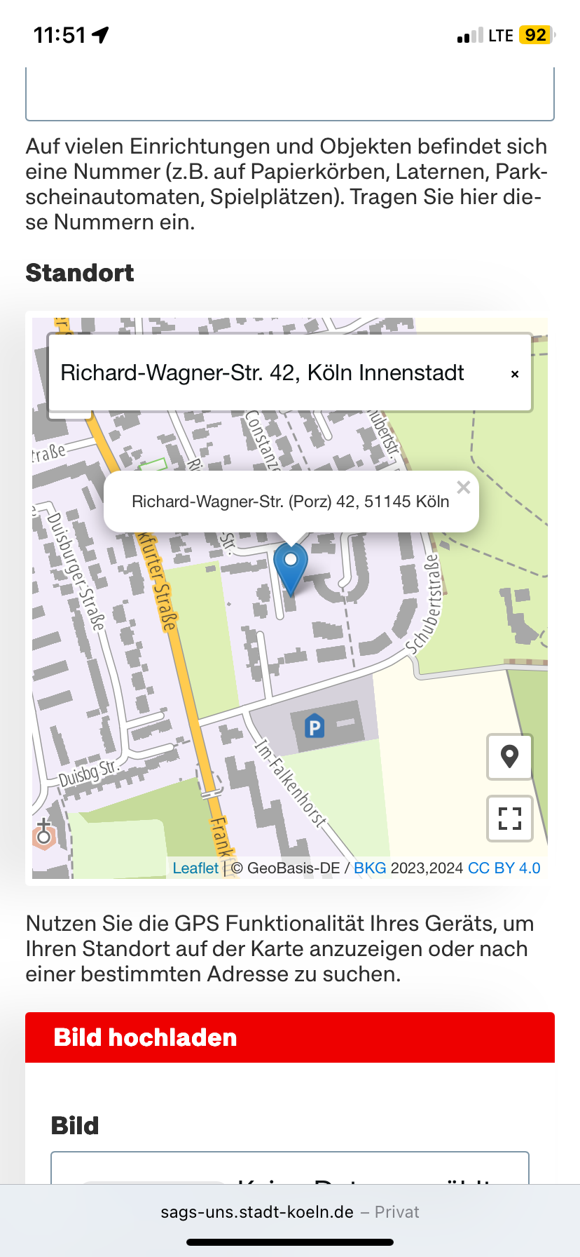 Bild zu gemeldetem Anliegen vom *2025-07-26 11:53:34