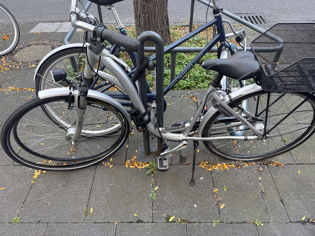 Fahrrad am Fahrradstand