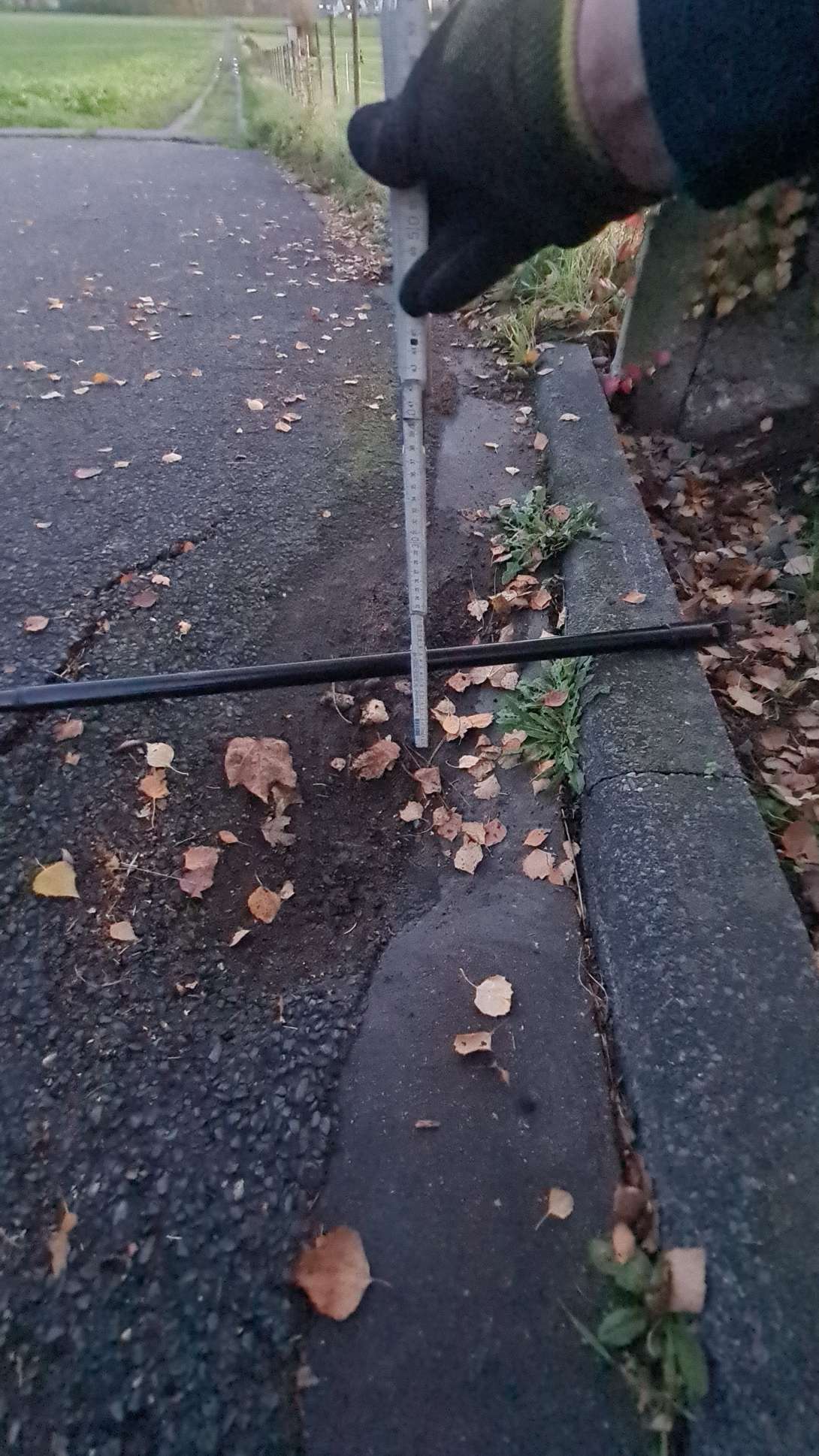 Straßenabsenkung/-unterspülung Anliegen vom *2025-11-11