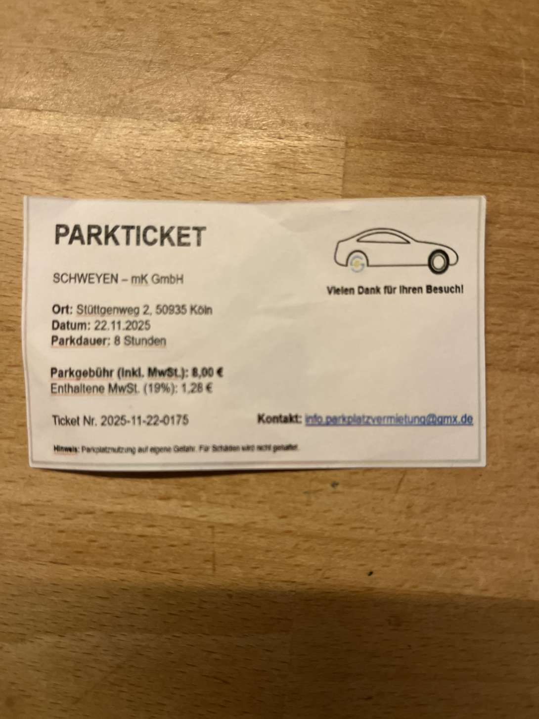 Bild zu gemeldetem Anliegen vom *2025-11-27 06:34:19