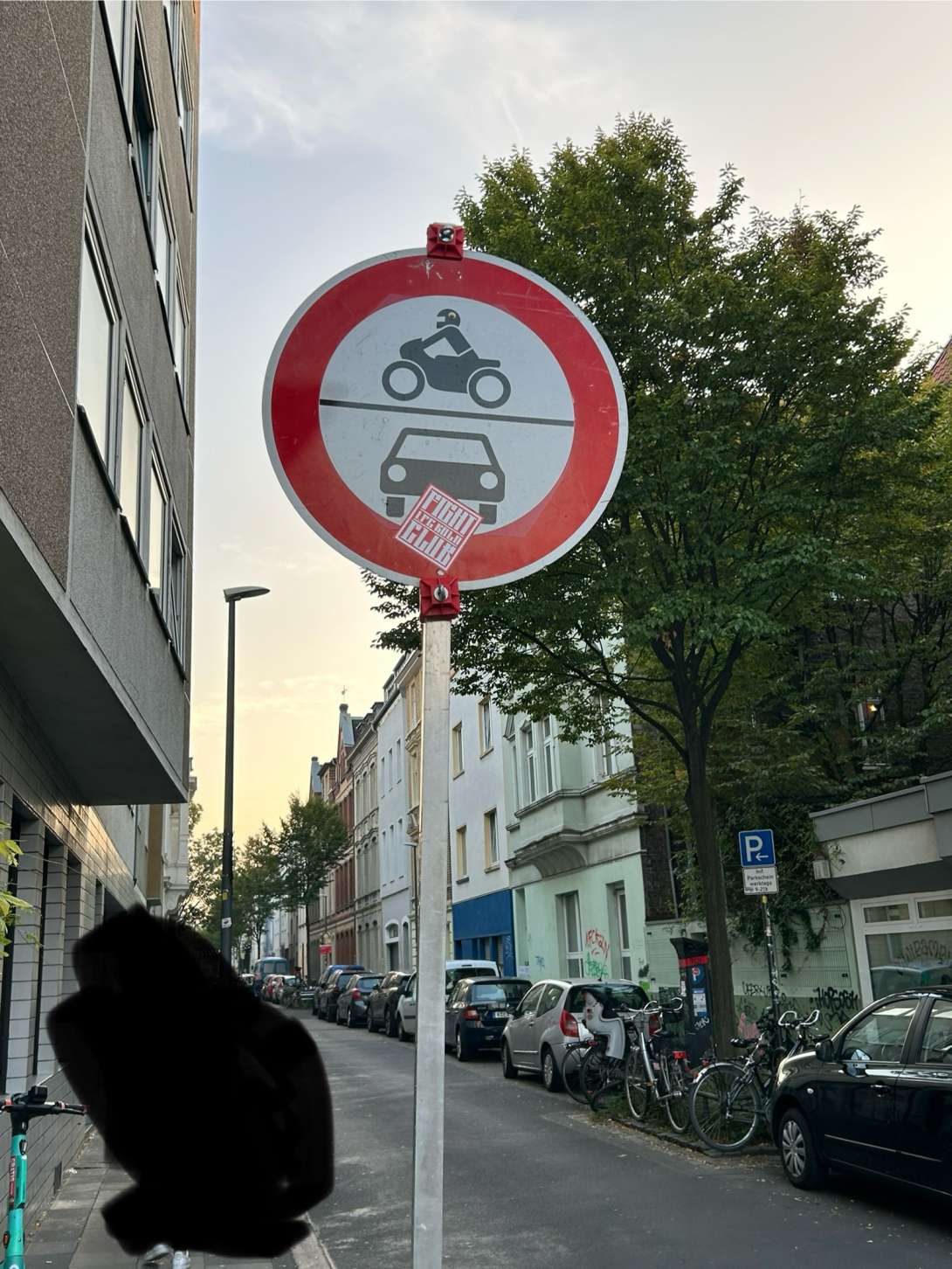 Fehlendes Anliegerschild 