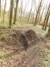 Bild zu gemeldetem Anliegen vom *2024-03-20 17:35:59 Wilde Bodenarbeiten im abgesperrten Waldstück