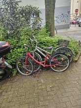 Schrotträder am Ratsplatz in Mülheim, Anliegen vom2024-04-12 16:35:53