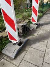 Baustellen Barken und Steine