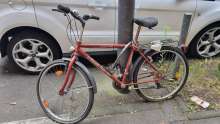 Verrostetes Fahrrad