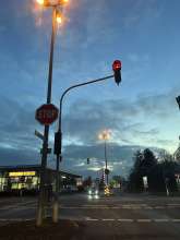 Bild die Ampelanlage ist unten leider nicht rot