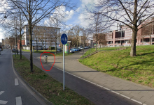 Unfall auf dem Fahrradweg