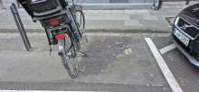 Auf der Regentenstr.63 fehlt die Fahrradfahabstelle stände 