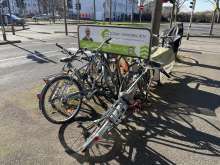 Völlig blockierter Fahrradständerzu gemeldetem Anliegen vom