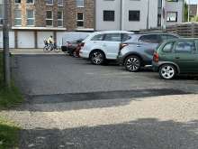 Bauarbeiten Straße nicht beendet