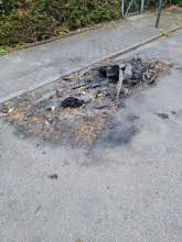 Nach Autobrand,Sackgasse Ossendorfer Strasse 
