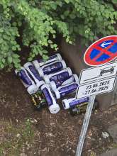 Illegales Endlager von großkalibrigen Distickstoffmonoxid (N2O)-Gasflaschen