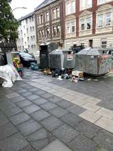 Altcontainer-Vermüllung Bild zu gemeldetem Anliegen vom *2025-07-24 21:29:16