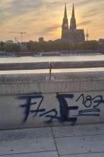 Graffiti Rheinterrassen vom *2025-08-20 18:27:13