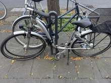 Fahrrad am Fahrradstand