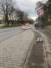 Absperrung Mühlenweg