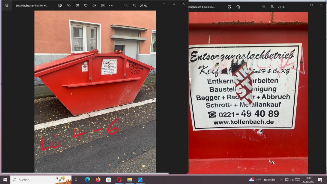 Bild zu gemeldetem Anliegen vom *2024-01-09 23:21:48