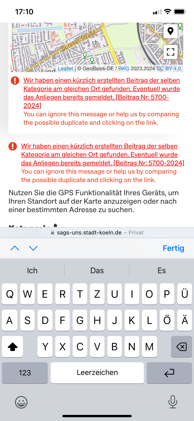 Bild zu gemeldetem Anliegen vom *2024-03-12 06:07:46
