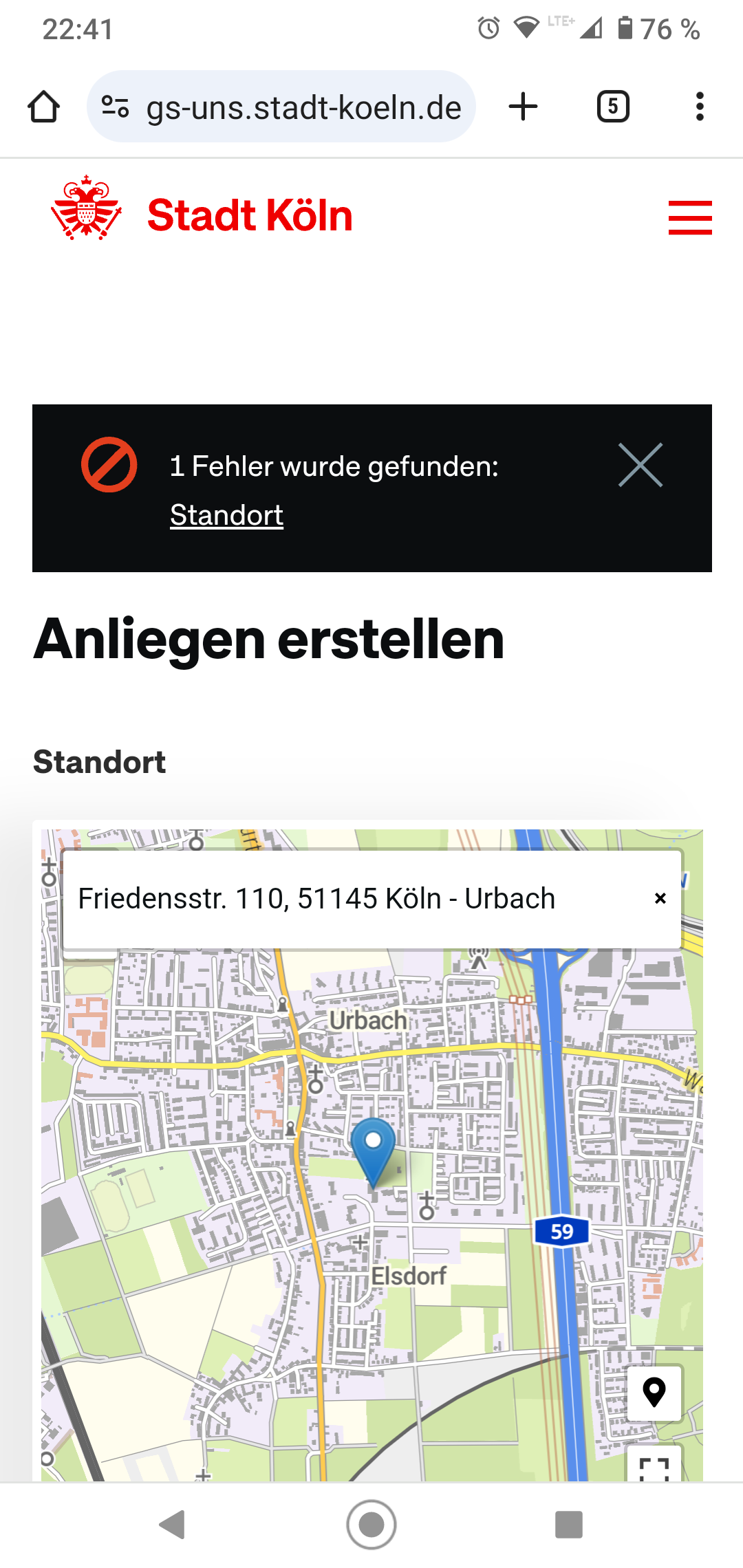 Bild zu gemeldetem Anliegen vom *2024-04-28 22:42:49