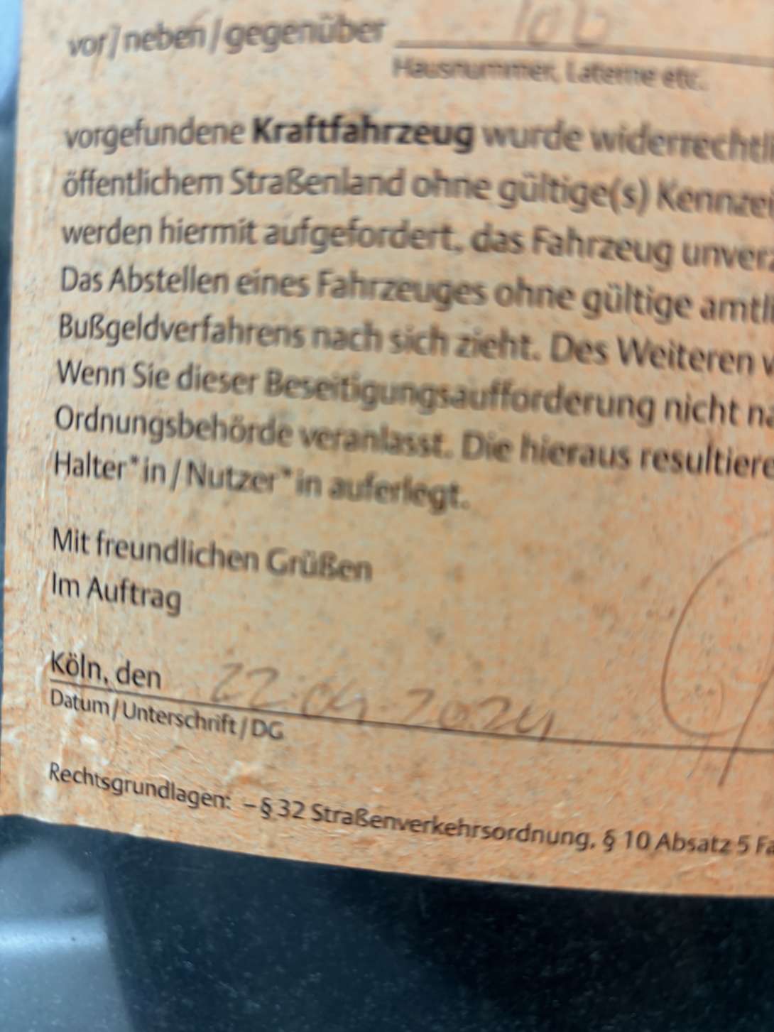 Bild zu gemeldetem Anliegen vom *2024-08-23 09:04:37
