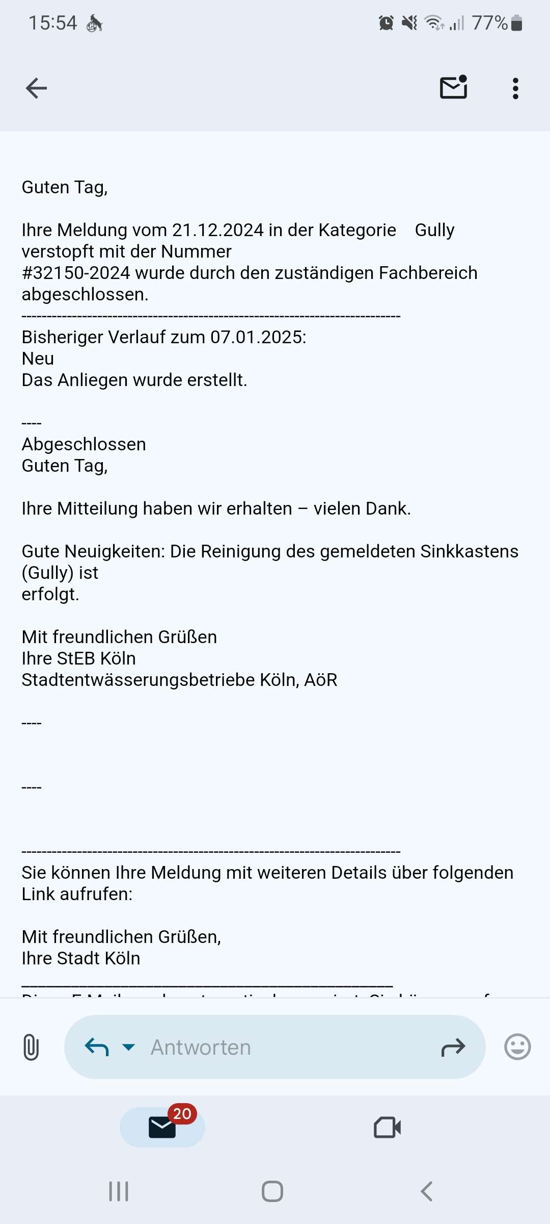 Bild zu gemeldetem Anliegen vom *2025-01-07 16:04:01