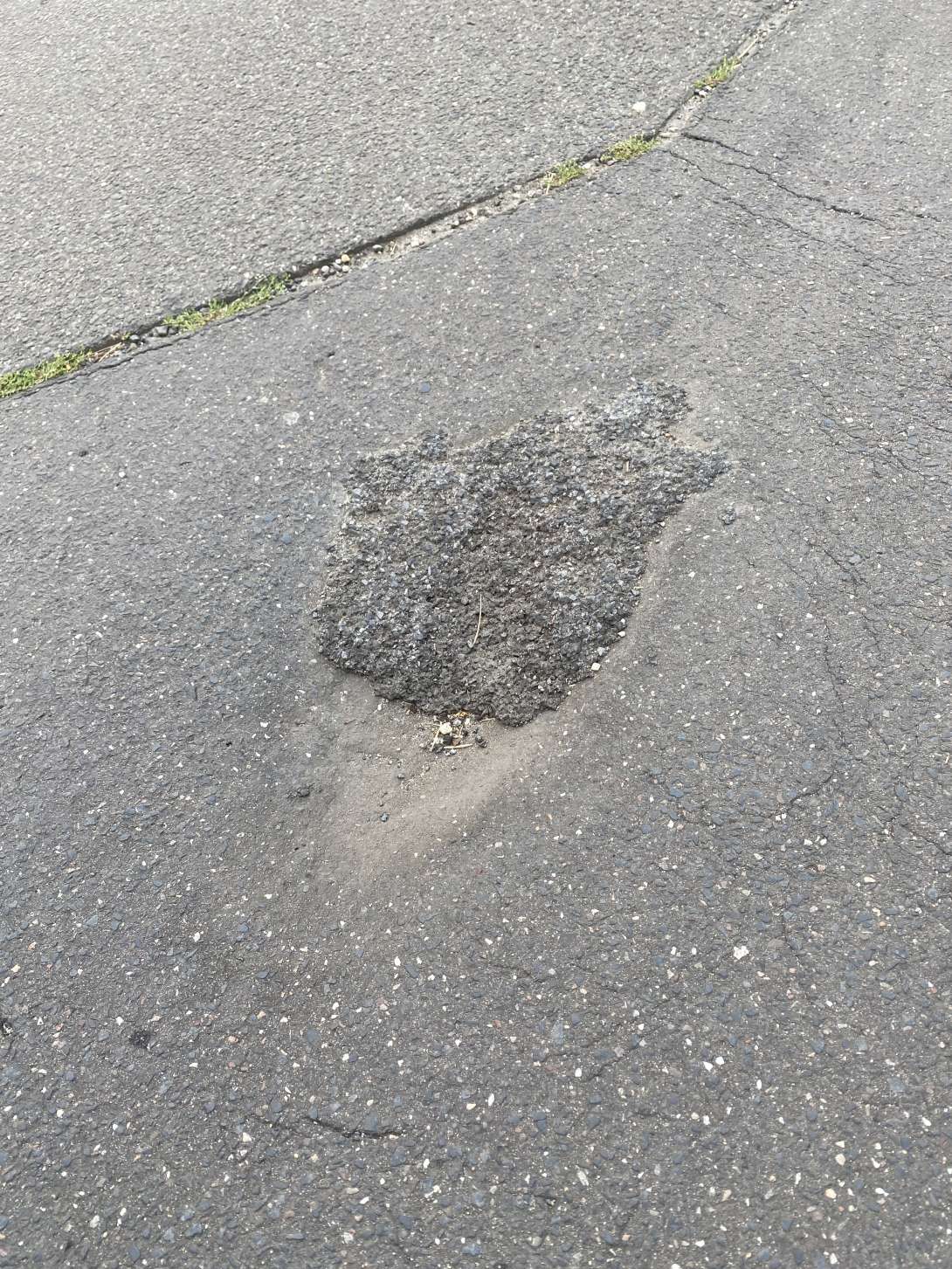 Fahrbahnabsackung