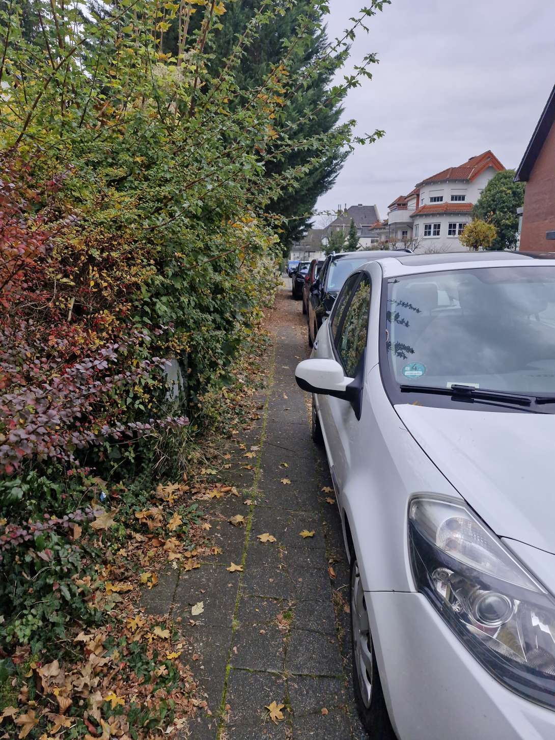 Nutzung Geweg nicht barrierefrei möglich